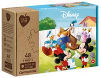Clementoni Puzzel Disney Mickey Mouse 3x48 Stukjes - thumbnail