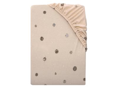 LIVARNO home Kinder hoeslaken met glow-in-the-dark print 90-100 x 200 cm (Beige)