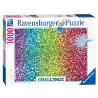 Ravensburger Puzzel Challenge Glitter 1000 Stukjes - thumbnail