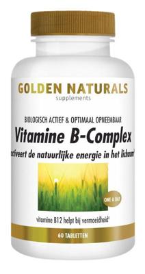 Golden Naturals Vitamine B-complex Tabletten Golden Naturals Vitamine B-complex Tabletten