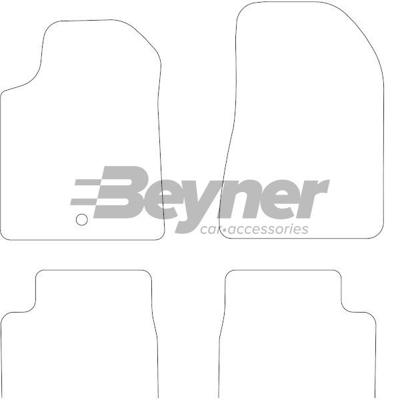 Velours Automatten passend voor Alfa Romeo Giulietta 2010-201 HL1001404