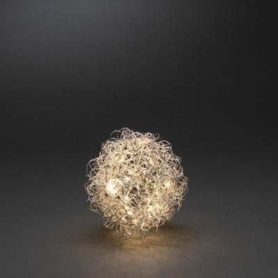 Konstsmide 3513-303 LED-silhouet Kogel Energielabel G (A - G) Warmwit LED Zilver