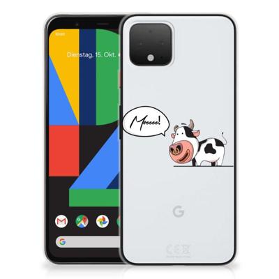 Google Pixel 4 Telefoonhoesje met Naam Cow Google Pixel 4 Telefoonhoesje met Naam Cow