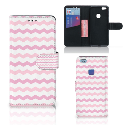 Huawei P10 Lite | Telefoon Hoesje | Waves Roze