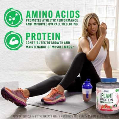 Applied Nutrition Critical Plant Protein Strawberry (1800 g) Applied Nutrition Critical Plant Protein Strawberry (1800 g)