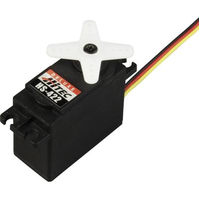 Hitec Standaard servo HS-422 Analoge servo Materiaal (aandrijving): Nylon (NL)