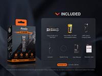 Fenix Light E18R V2.0 Zaklamp werkt op Li-ion oplaadbare batterij of batterijgevoed LED 1200 lm 56 g - thumbnail