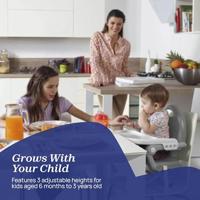 CHICCO Pocket Snack Table Elevator donkergrijs - thumbnail