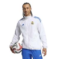 adidas Real Madrid Presentatie Trainingsjack Europees 2025-2026 Wit Blauw - thumbnail