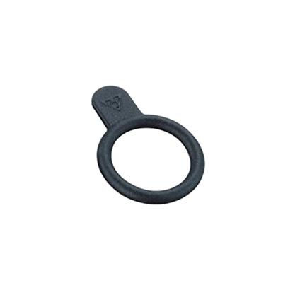 TOPEAK Rubber strap - white/redlite ii (small)