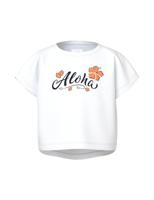 Name it zomer crop top meisjes - wit - NkfVilma - thumbnail