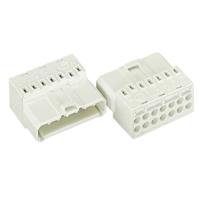 mlight Wago-Verbindungsbuchse 7 polig 81-1003 Tussenstuk Wit - thumbnail