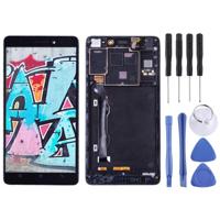 LCD-scherm en Digitizer met Frame voor Lenovo K3 notitie / K50-T5 (zwart) - thumbnail