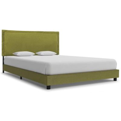 Bedframe stof groen 140x200 cm Bedframe stof groen 140x200 cm