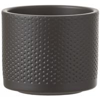 Era pot rond donkergrijs h10xd12 cm Mica Decorations - Mica decorations - thumbnail