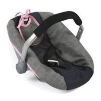 Bayer Chic Poppenautozitje (donkerblauw/hartje) - thumbnail