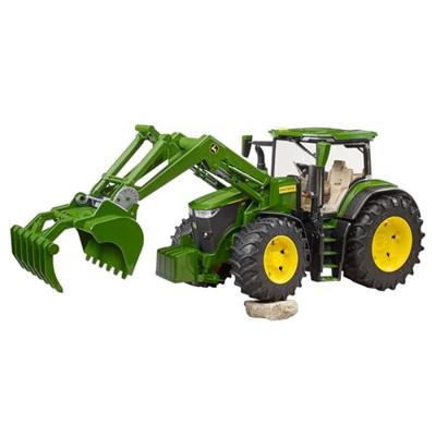 Bruder John Deere 7R 350 met voorlader - thumbnail