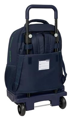 Schoolrugzak met Wielen Benetton Together Marineblauw 33 x 45 x 22 cm Schoolrugzak met Wielen Benetton Together Marineblauw 33 x 45 x 22 cm