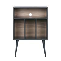 WOOOD Opbergkastje 'James' kleur Zwart - thumbnail