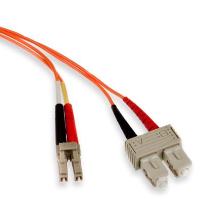 Leviton 62DCL-M03 het Koord van het Vezelflard, 62.5/125um Multimode, Duplex, Sc aan LC, 3 Meter