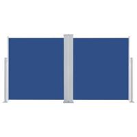 VidaXL Windscherm uittrekbaar 160x600 cm blauw - thumbnail