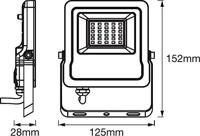 LEDVANCE SMART+ MULTICOLOR 10W 4058075474604 LED-buitenschijnwerper 10 W Lichtkleur (naam): RGBW - thumbnail