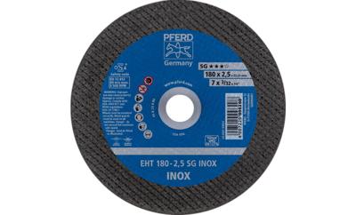 PFERD TOOLS EHT 180-2,5 SG INOX 61326423 Doorslijpschijf recht 180 mm 25 stuk(s) RVS PFERD TOOLS EHT 180-2,5 SG INOX 61326423 Doorslijpschijf recht 180 mm 25 stuk(s) RVS