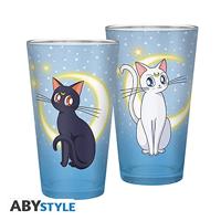 Sailor Moon - Luna & Artemis Large Glass - thumbnail