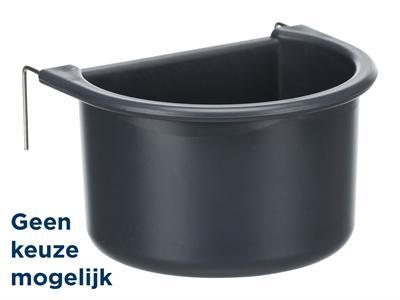 TRIXIE HANGBAKJE MET DRAADHOUDER KUNSTSTOF ASSORTI 11X8 CM 400 ML 4 ST