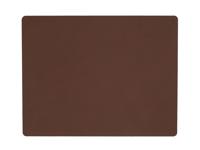LIND DNA - Dinner Mat Square - Placemat 35x45cm Nupo Dark Brown - thumbnail