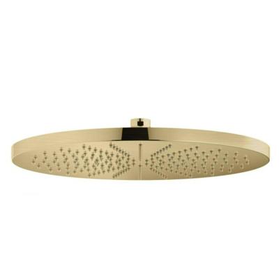 Hoofddouche Hotbath Cobber Opbouw 30 cm Geborsteld Messing PVD