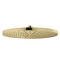 Hoofddouche Hotbath Cobber Opbouw 30 cm Geborsteld Messing PVD - thumbnail