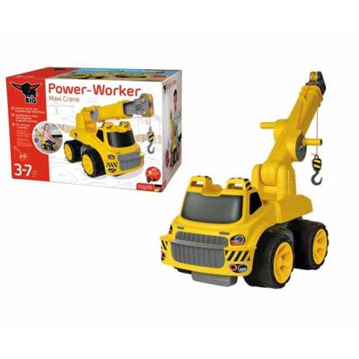 BIG power worker maxi loopauto met kraan BIG power worker maxi loopauto met kraan