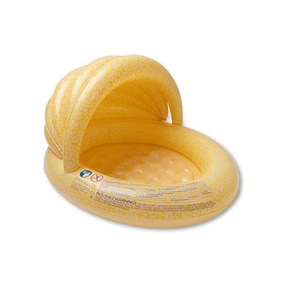 Swim Essentials Zwembad met zonnescherm Florish Geel 100 cm