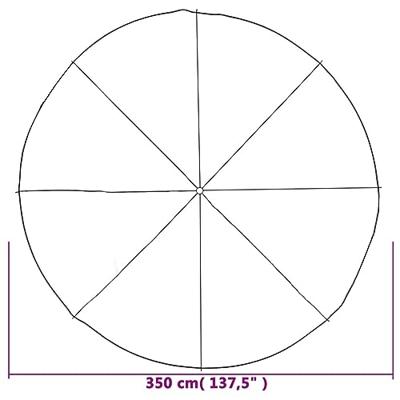 VidaXL Speelparachute voor kinderen ø3,5 m stof