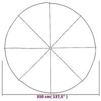 VidaXL Speelparachute voor kinderen ø3,5 m stof - thumbnail