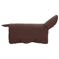 VidaXL Paardendeken volledig donkerbruin polyester - thumbnail