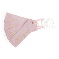 For You papertag 3,7 x 12cm roze 4 stuks - thumbnail