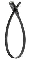 AXA Zipper slot 53cm/10mm - zwart - thumbnail