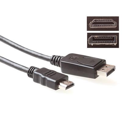 ACT AK3988 Verloopkabel DisplayPort Male/HDMI-A Male - 1 meter