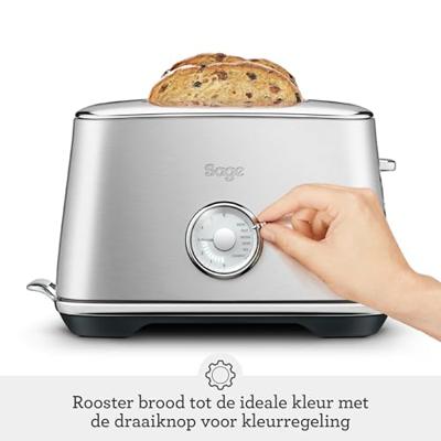 Sage The Toast Select Luxe Stainless Steel Broodrooster Grijs - thumbnail