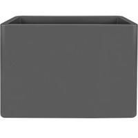 Elho Soft Brick 80x59x30cm rechthoekige plantenbak antaciet - thumbnail