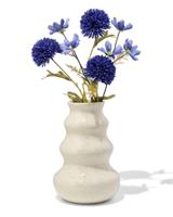 HEMA Vaas ⌀16x24cm keramiek blob spikkel wit (wit) - thumbnail