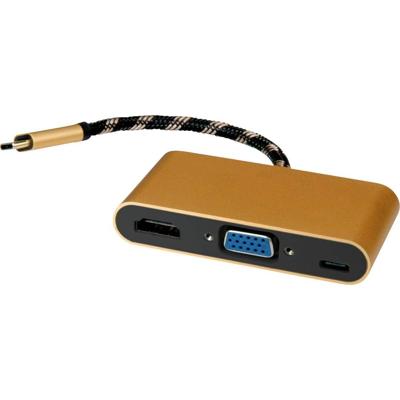 ROLINE GOLD Display Adapter USB type C - VGA / HDMI / C (PD) ROLINE GOLD Display Adapter USB type C - VGA / HDMI / C (PD)