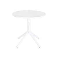 Eettafel Home ESPRIT Wit Metaal Polypropyleen 80 x 80 x 75 cm - thumbnail