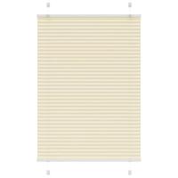 Pliss rolgordijn 85x100 cm stofbreedte 84,4 cm polyester crme - thumbnail