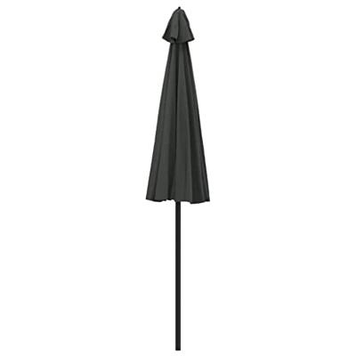 Parasol met aluminium paal 270 cm antraciet