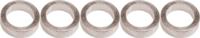 Gebhardt  bladbout alu 5mm+moer voor baanblad, zilver (per 5) - thumbnail