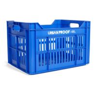 UrbanProof Urban proof fietskrat recycled kunststof 30l konings blauw 40x30x25 cm - thumbnail