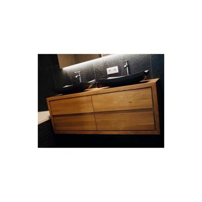 Badkamermeubel Casajoy Oxford 140x50x53 cm Naturel Eiken Casajoy Badkamermeubel Casajoy Oxford 140x50x53 cm Naturel Eiken Casajoy